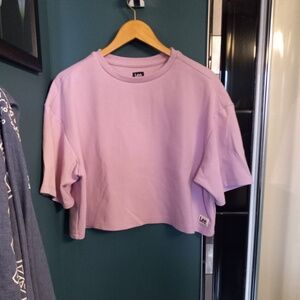 Lee-Women's cropped T-Shirt- Lilac